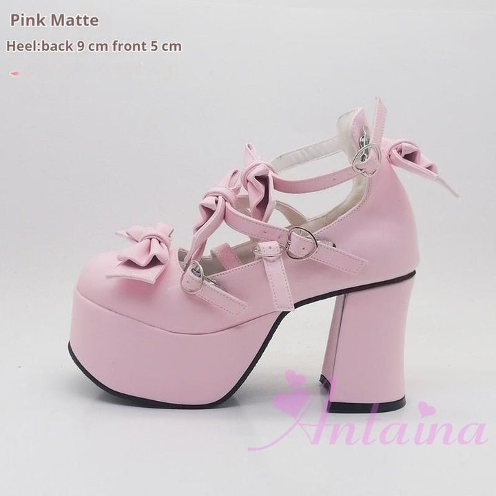 Antaina~Sweet Lolita Heel Shoes Plus Size Shoes   