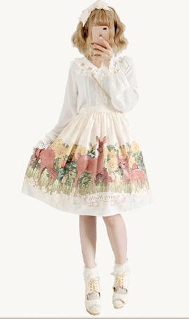 November Sakuya~Starry Night~Daily Kawaii Lolita Dress and Blouse   