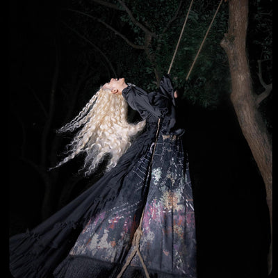 (BFM)Caged Bird Hotel~Reborn Ancient God~Gothic Lolita Shirt Plus Size Lolita Skirt Set   