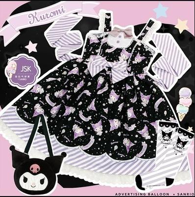 42Lolita Clearance Items Collection #28-Kuromi JSK from brand Confession Balloon, size L  