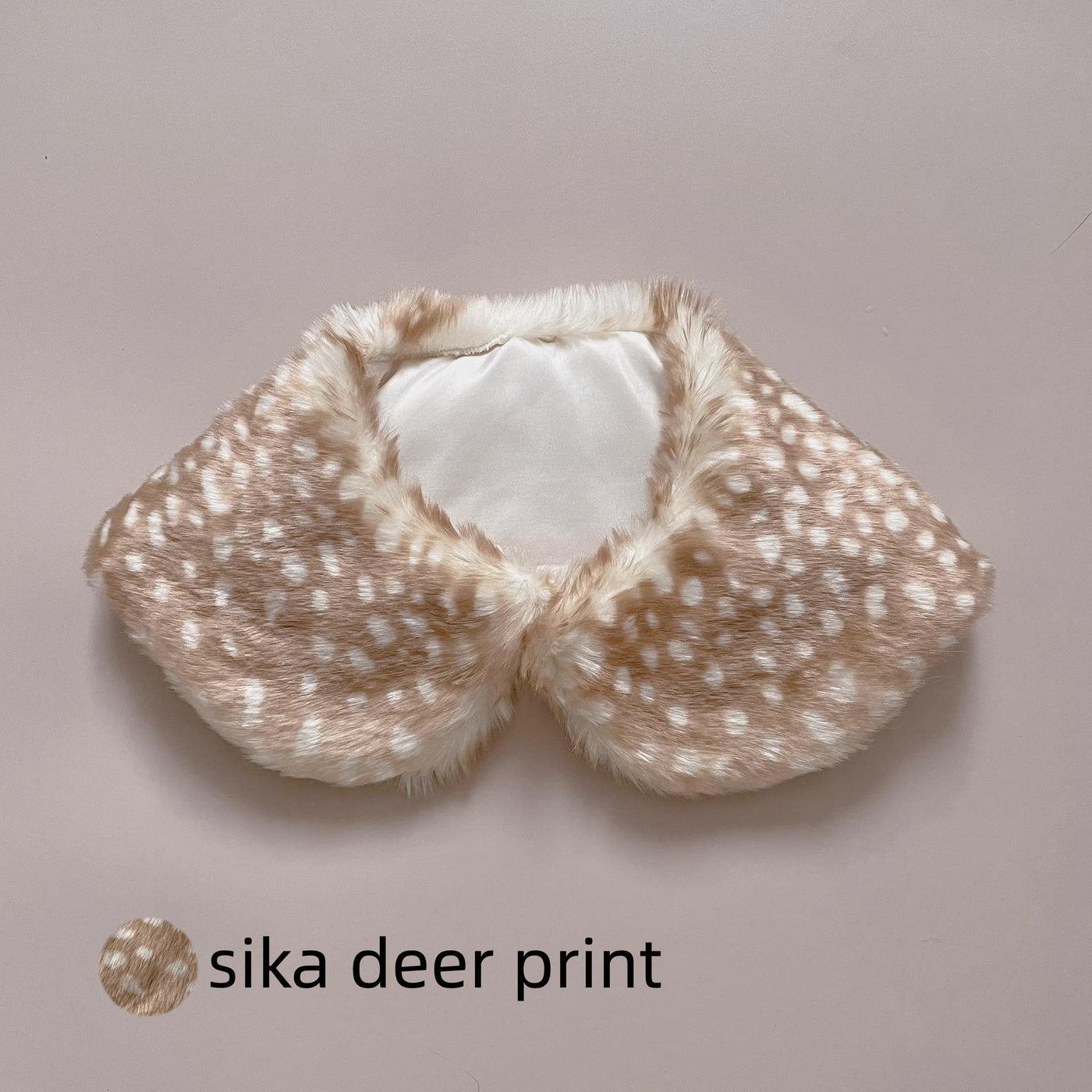 ThirtyHouse~Winter Lolita Faux Lolita Imitation Rabbit Fur Scarf Free size Sika deer print 