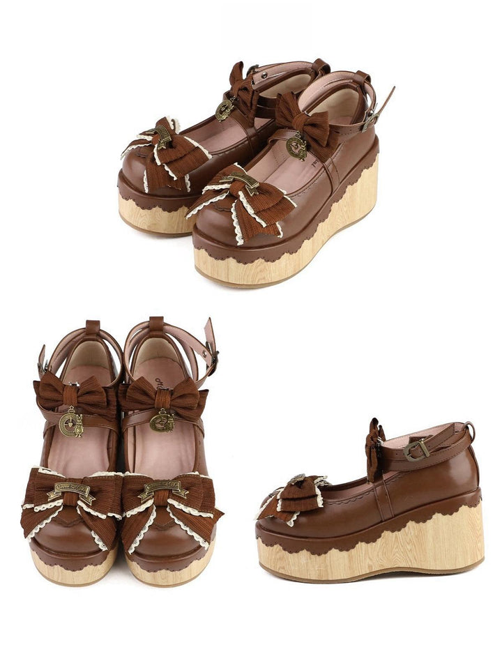 MODO~Hide and Seek~Kawaii Lolita Platform Shoes Thick Sole Shoes 42098:728912