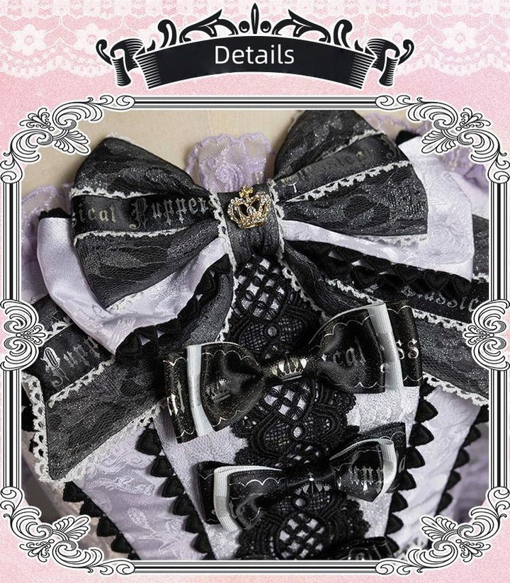 Puppets and Doll - Dream Bow - Bow Decoration Voile Gorgeous Lolita JSK 43464:777054