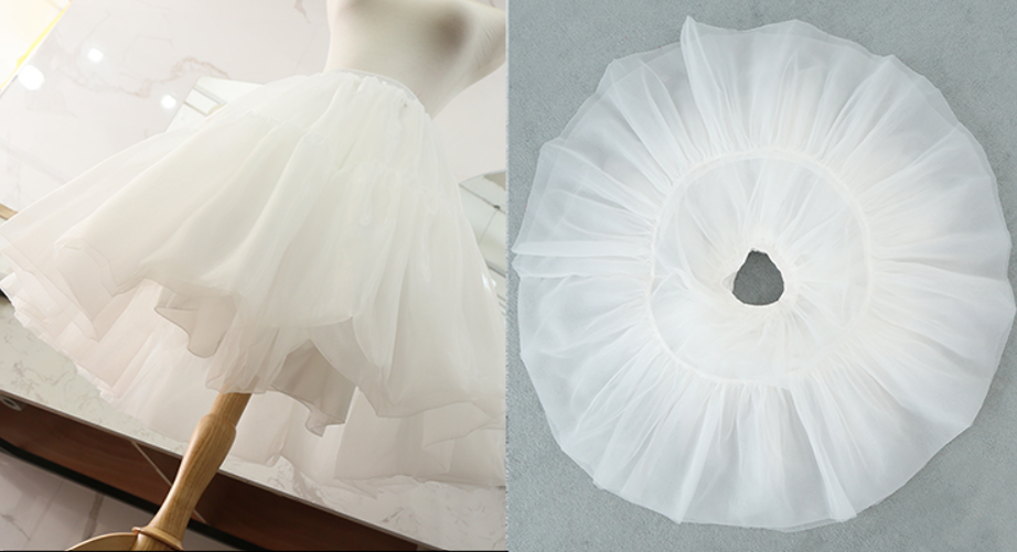 Manyiluo - Medium-length Extended Boneless Lolita Petticoat