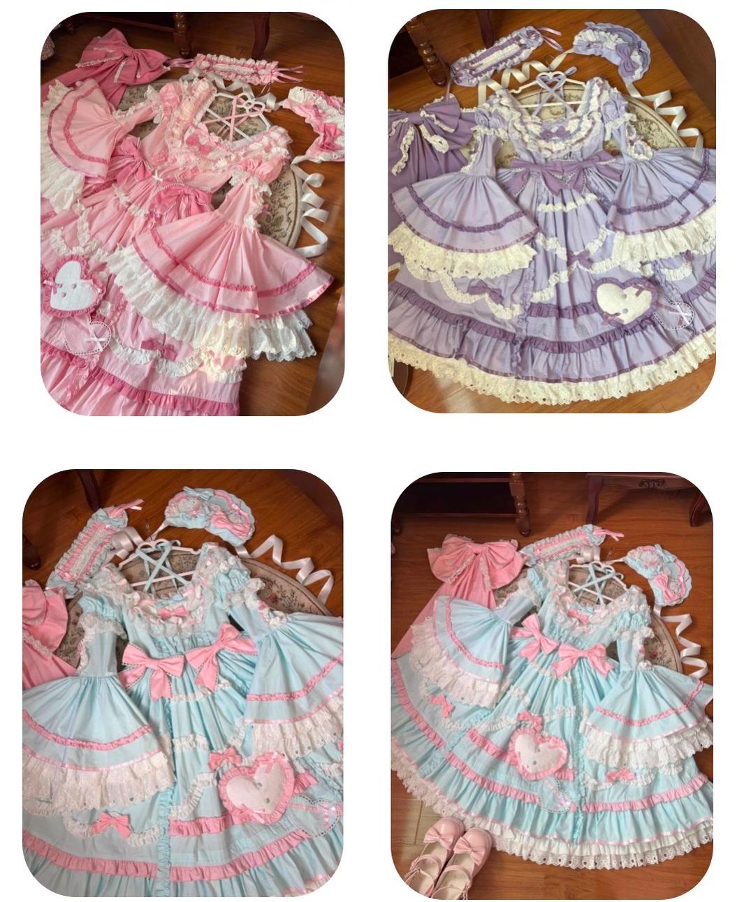 Perfect Original Design~Audelia~Plus Size Sweet Lolita OP with Halter Neckline