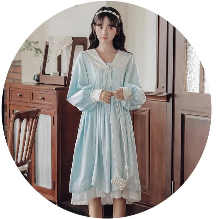 (BFM)Muxia~Floating Moon Love Letter~Elegant Lolita OP Dress with Bunny Ears   
