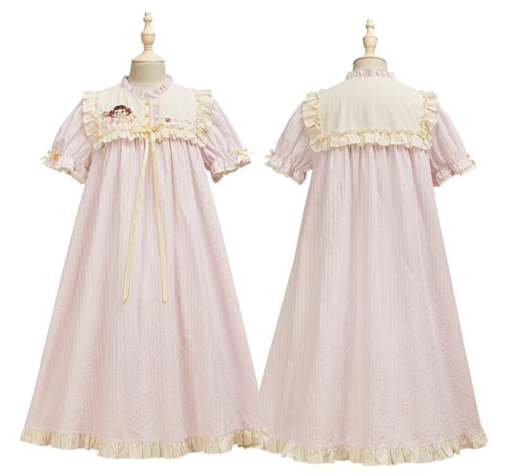 Summer Fairy~IP Collab Kawaii Lolita Dresses OP Home Wear Salopette Cardigan SK   