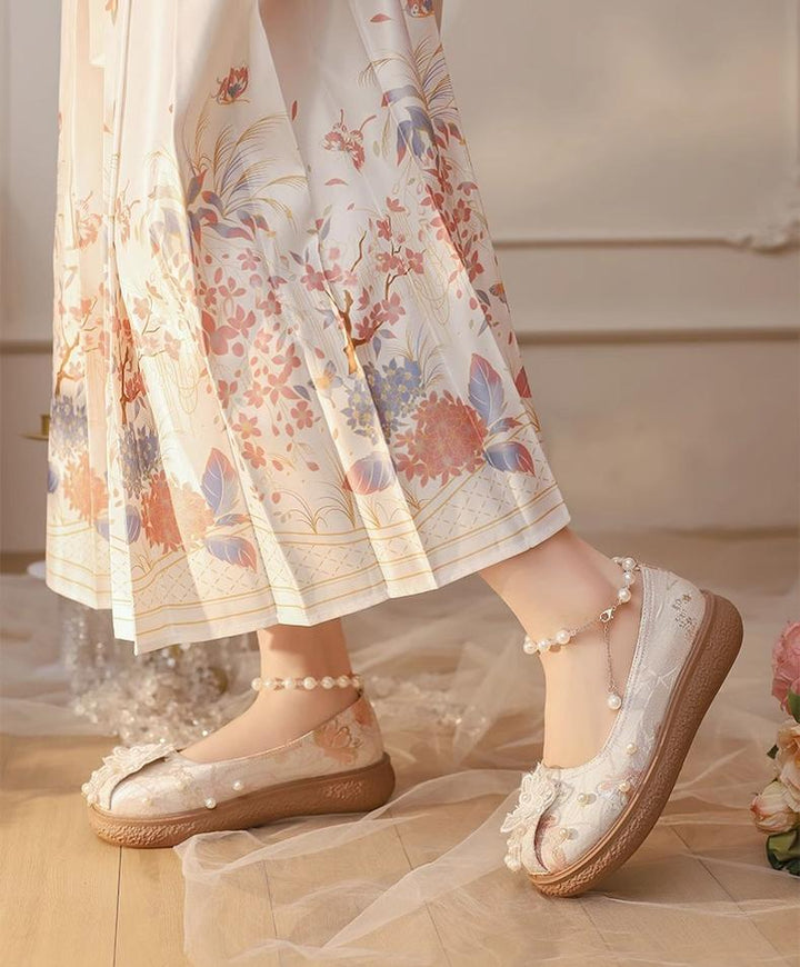 Yana~Lianhua Yana~Han Lolita Platform Shoes Chinese Style Shoes   