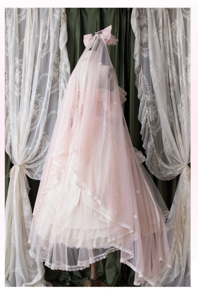 Unicorn Wings~Quetao~Pink Lolita Chinese Style Dress Outfit Halter Collar OP 41390:694830