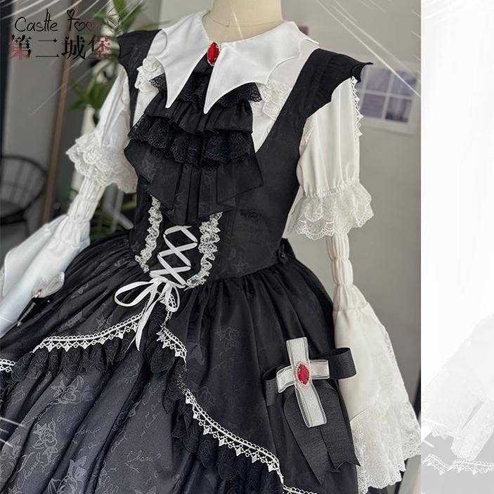 CastleToo~Night Rose~Elegant Ouji Lolita Suits With Lolita JSK And Shorts   