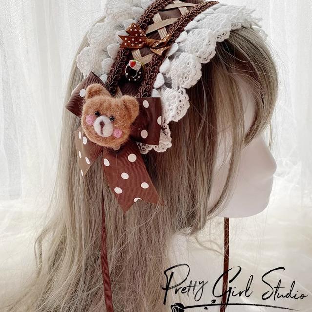 Pretty Girl Lolita~Sweet Lolita Chocolate and Bear Hair Accessories   