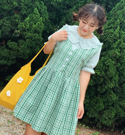 Niu Niu~Summer Plus Size Oversized Sweet Lolita shirt   