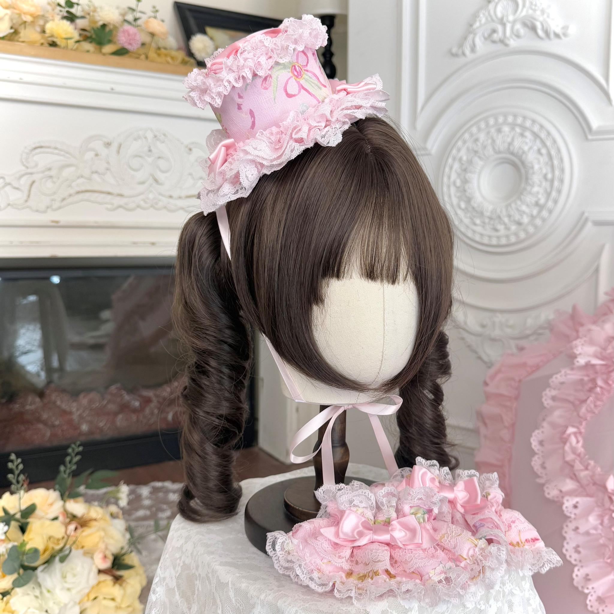 Spring 2025 - Old School Lolita Floral Print JSK Dress, Doll-Like OP (L M S XL) 45247:842802