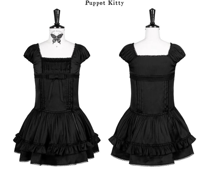 Kuroya~Dreamcatcher~Twin Lolita OP Set Bunny & Kitty Inspired Dress Suit 42987:761197