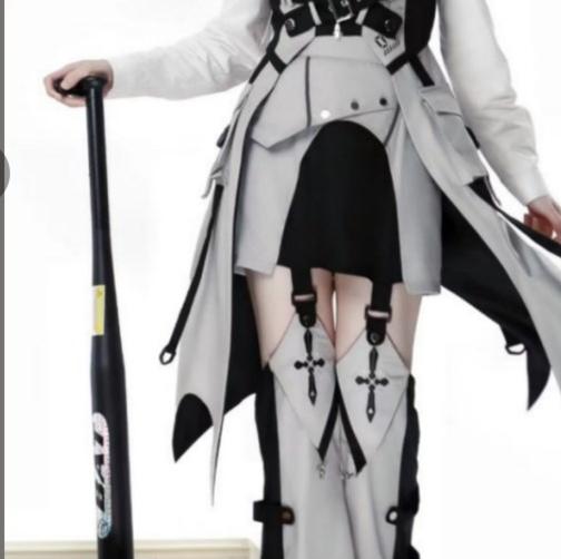 Letters from Unknown Star - Sky Core Record - Ouji Lolita Shorts Suits Short Sleeve Dress Set S Vest + short sleeve shirt + tie + leg sleeve + skirt
