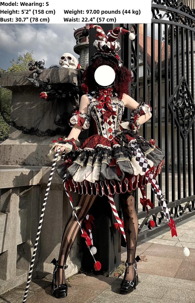 MieYe - Queen - Circus Inspired Lolita JSK Dress, Built-in Fishbone 44300:803426