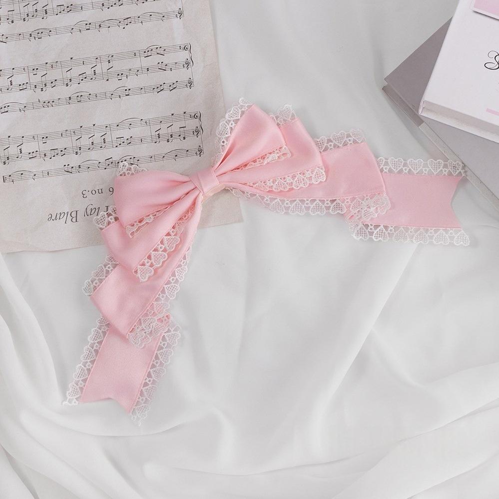 Sugar Time - Sweet Lolita Headdress, KC & Clip Options Light Pink / Clip