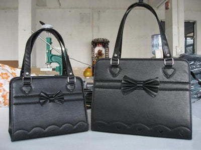 Loris~Classical Lolita Bag Single Shoulder Multiple Colors full black  