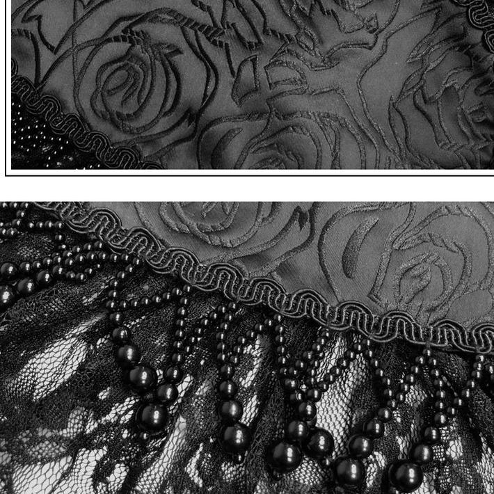 Blood Supply - Misty - Gothic Lolita Halloween Black Lace Veil
