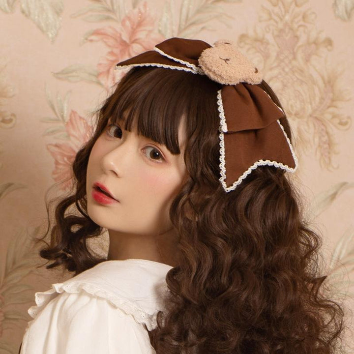 Eieyomi-Sweet Japanese Style Lolita KC Multicolors free size Mousse bear 