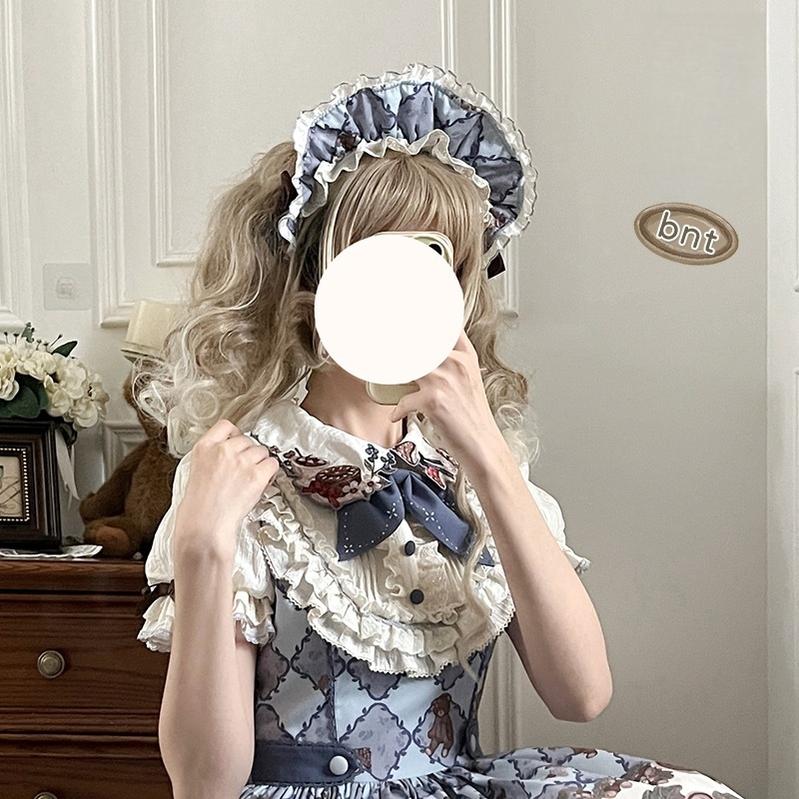 Spireme Cat - Hazelnut Bear - Hazelnut Pendant Kawaii Lolita KC & Ruffled BNT