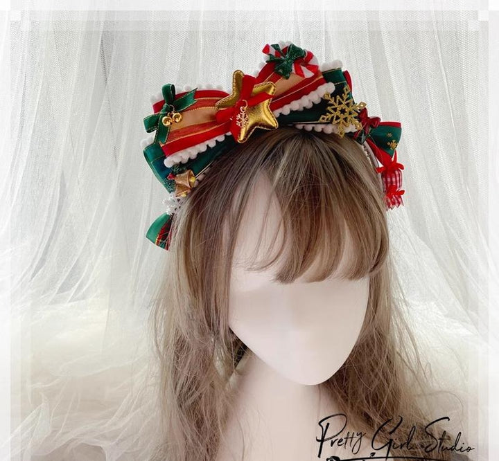 Pretty Girl Lolita~Sweet Lolita Headdress Christmas Lolita Accessories   