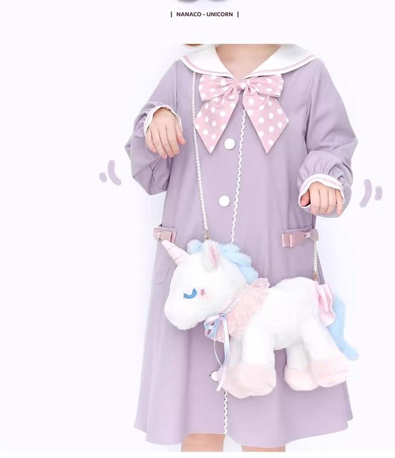 NANACO - Kawaii Lolita Unicorn Messenger Bag Doll Shoulder Bag