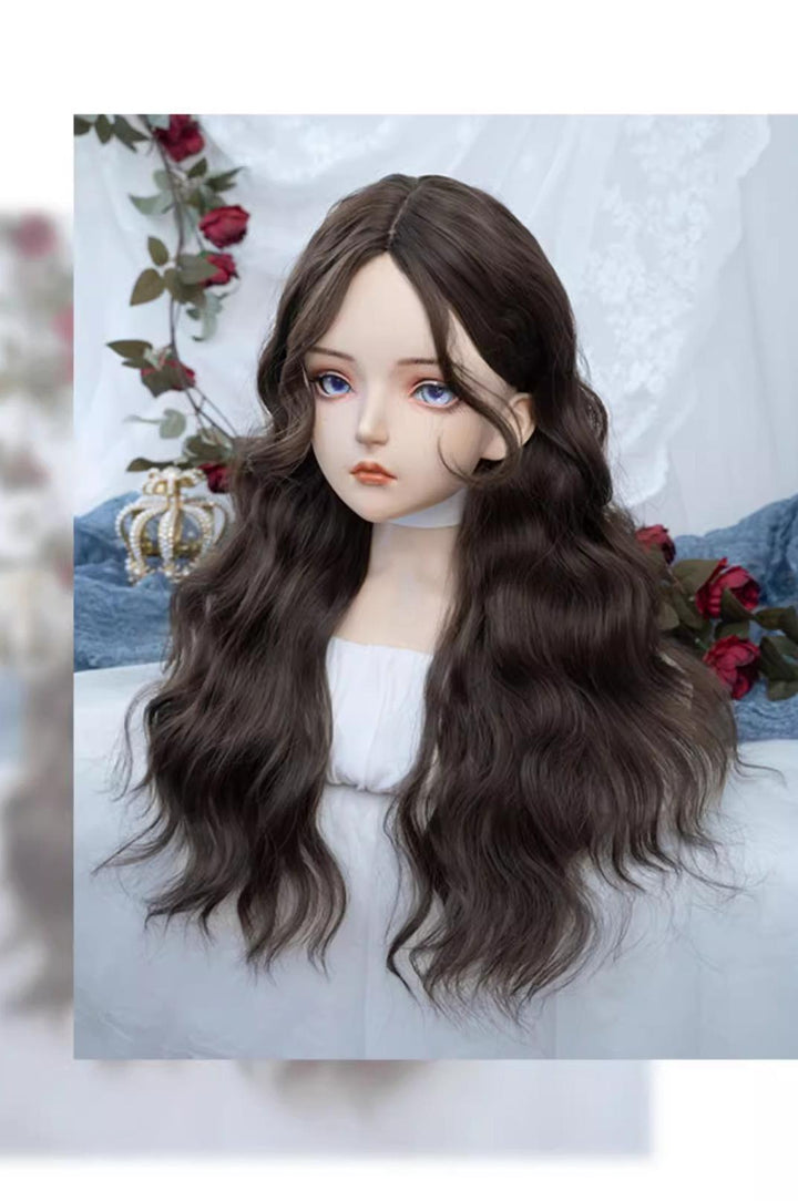 Alicegarden~Daily Lolita Wig Brown Wig With Long Wavy