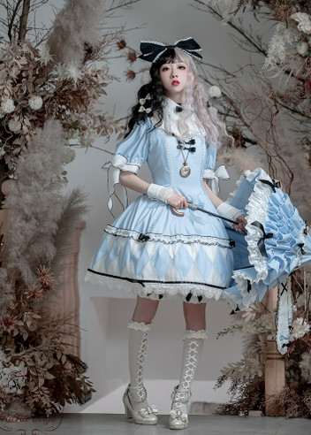 Quaint Lass~Alice~Sweet Lolita Sky Blue OP Dress