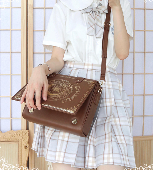 Morning Glory~The Star-Moon Grimoire~Sweet Lolita Crossbody Clamshell bag