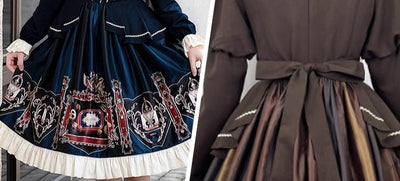 ZhiJinYuan~Chocolate Academy~Elegant Preppy style Lolita OP Dress   