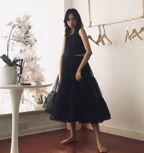 Manyiluo - Medium-length Boneless Lolita Petticoat