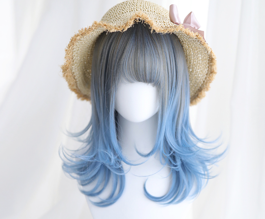 MONKEEP~Maiden D~Dorothy~Medium Length Curly Lolita Wig   