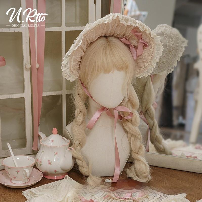 Urtto - Rococo - Spring Vintage Doll Lolita OP Dress with Light Upper BNT Only (One Size select M) S