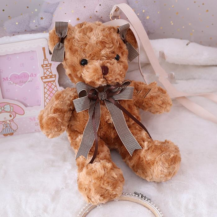 Xiaogui - Kawaii Lolita Bag Bear Shape Crossbody Bag