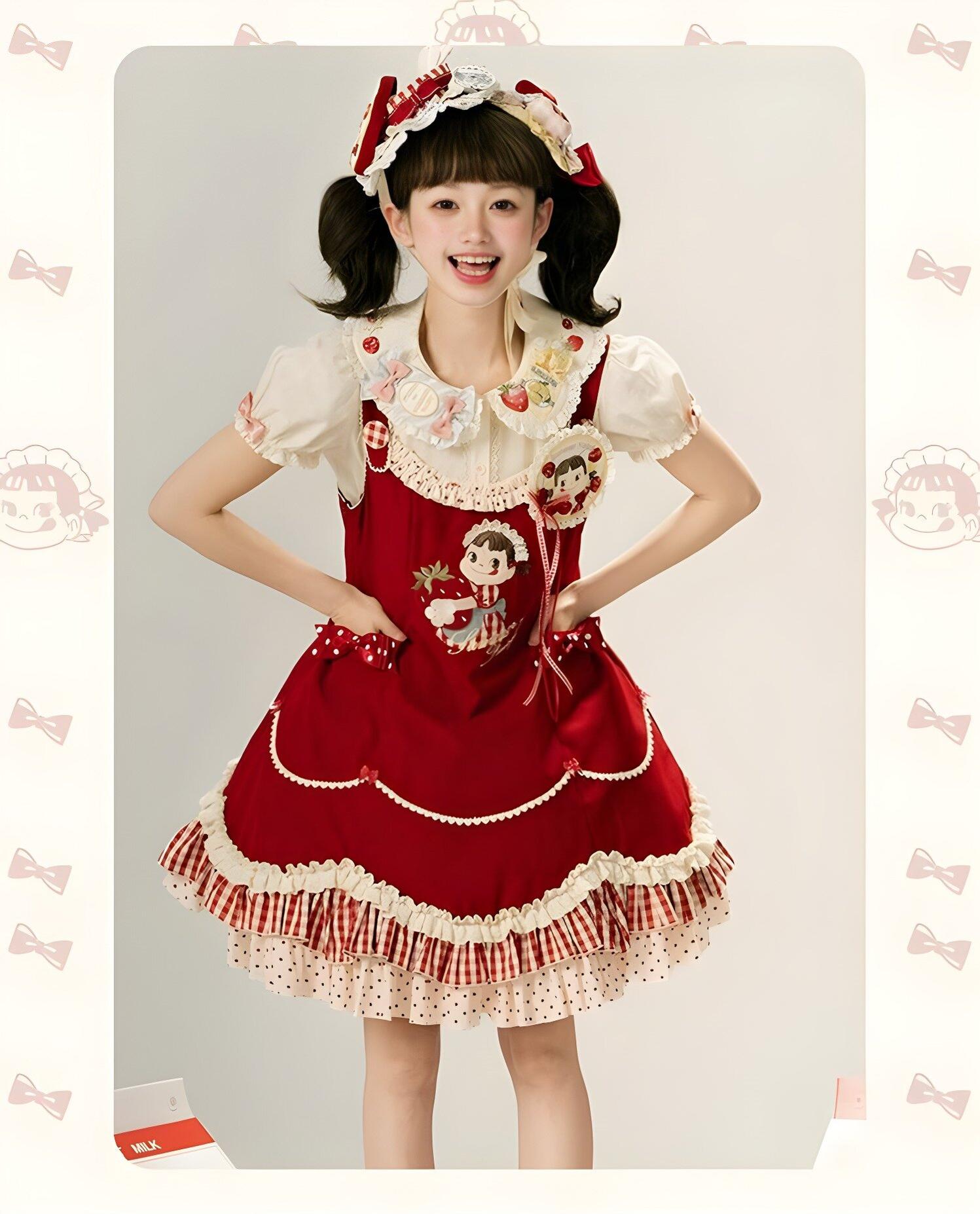 Summer Fairy - IP Collab Kawaii Lolita Dresses OP Home Wear Salopette Cardigan SK