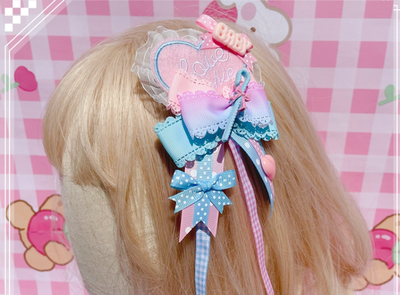 Pretty Girl Lolita~Sweet Lolita Pink-blue Accessories   