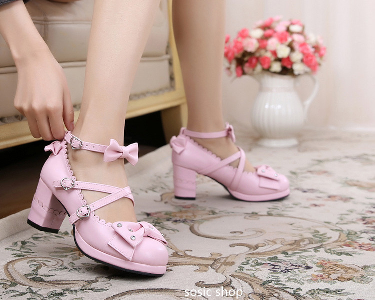 Sosic~Sweet Lolita High Heel Handmade Shoes 12942:189134