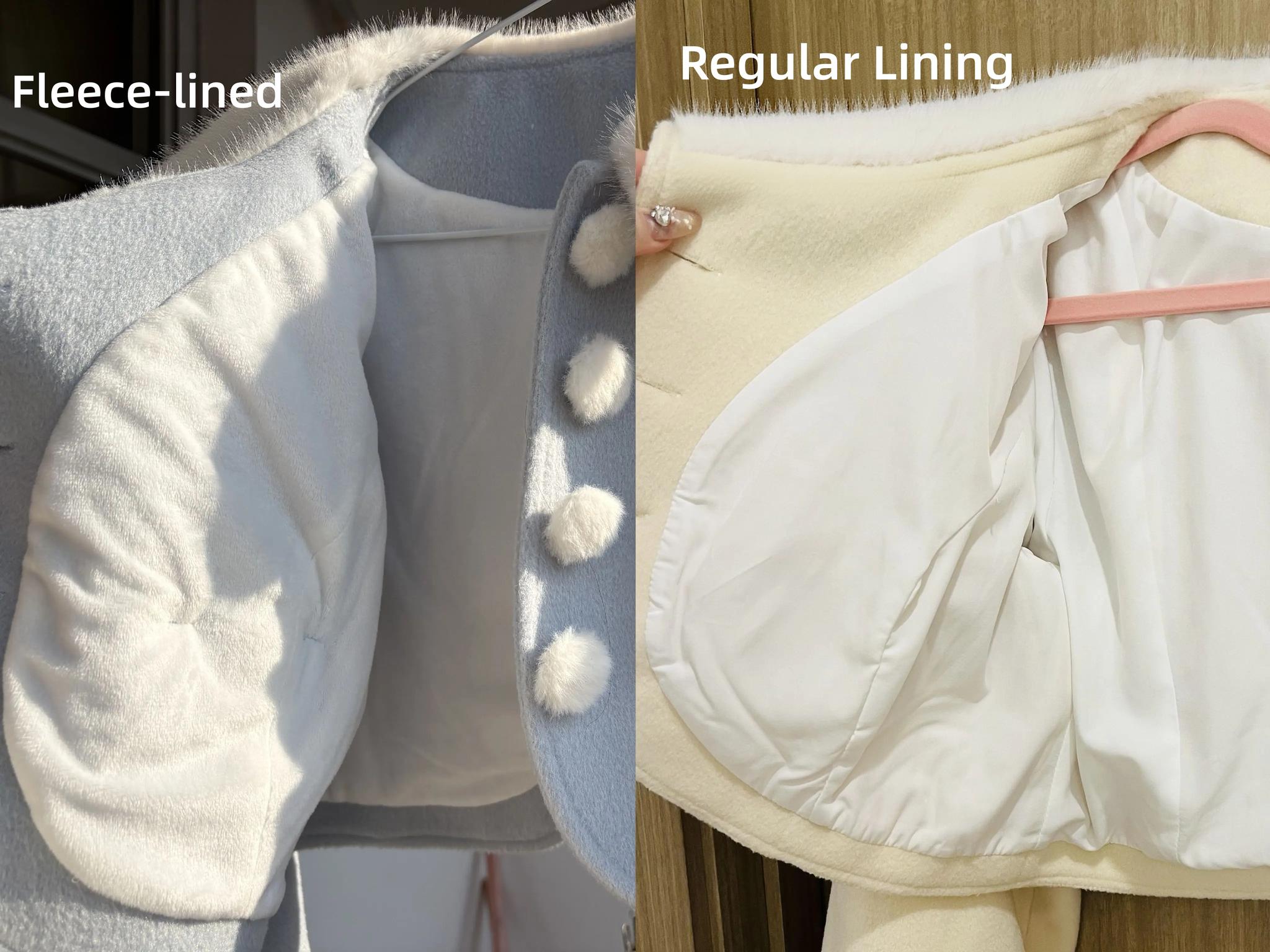 Rabbit Heart Knot - Sweet Lolita Winter Short Coat, Detachable Bunny-Ear Collar 45891:866927