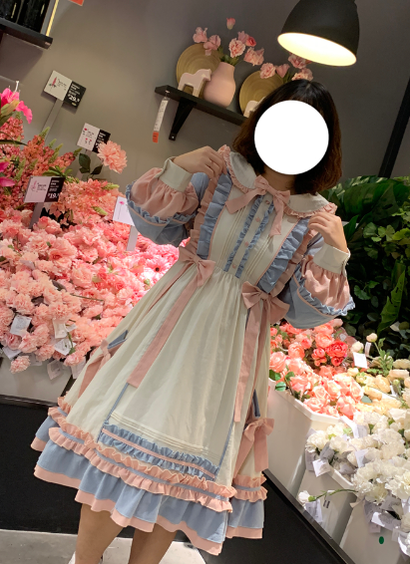 Niu Niu~Plus Size Lolita Dress Oversized OP Long Sleeve 13900:186480