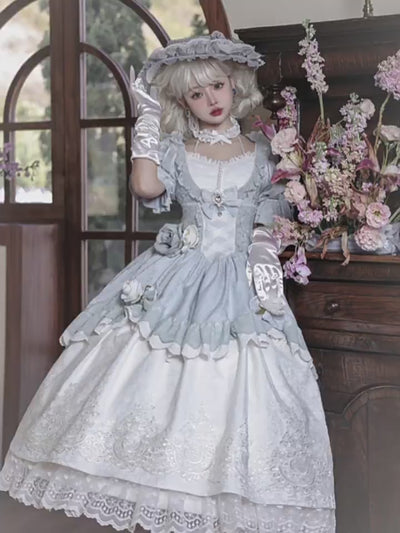 Your Princess~Fairy Dance~Elegant Lolita Lace Retro Dress