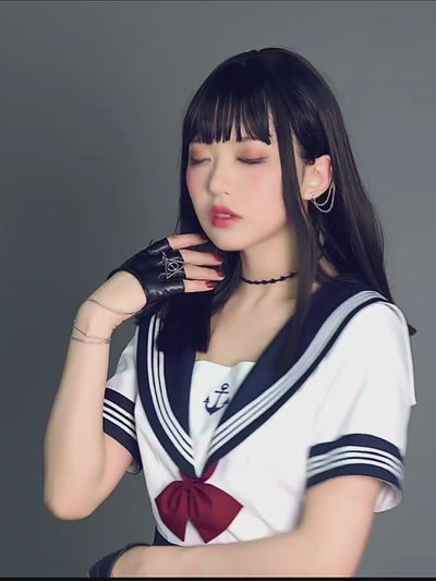 (Buyforme)Youpairui~Amatsukaze~JK Uniform Lolita Sailor Collar OP