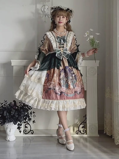 Your Princess~Deer Carol~Classic Lolita Princess OP Dress