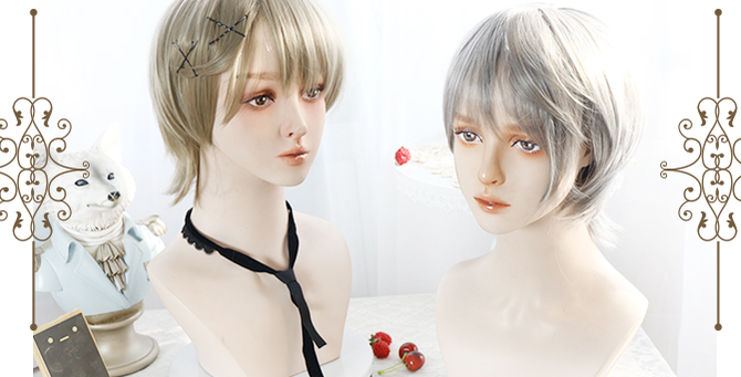Pippi Palace - Short Straight Multicolor Lolita Wig