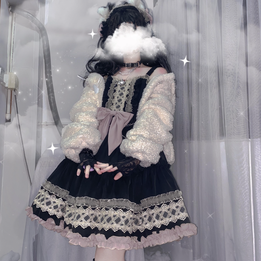 (Buyforme)Eye of  White Crow~Dairy Lolita Dress Hot Girl JSK   