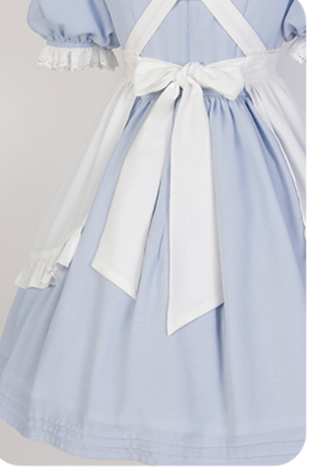 Letters from Unknown Star~Sweet Alice~Short Sleeves Maid Lolita OP 11506:129716
