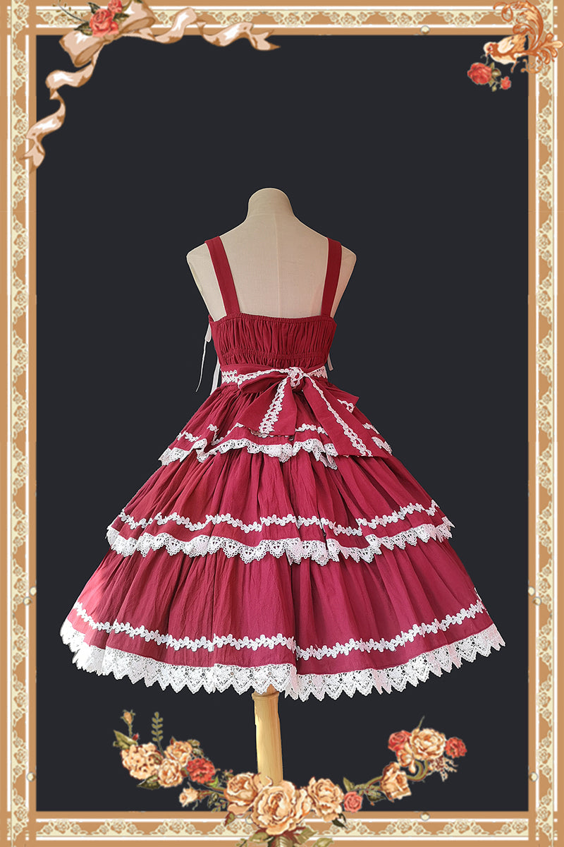 Infanta~Tiered Lace Classic Lolita JSK Dress   