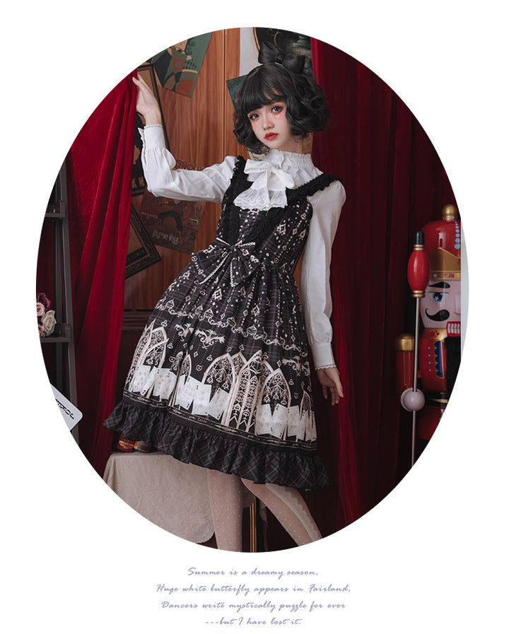 Eieyomi~Elegant Autumn Winter Lolita Velvet Blouse   