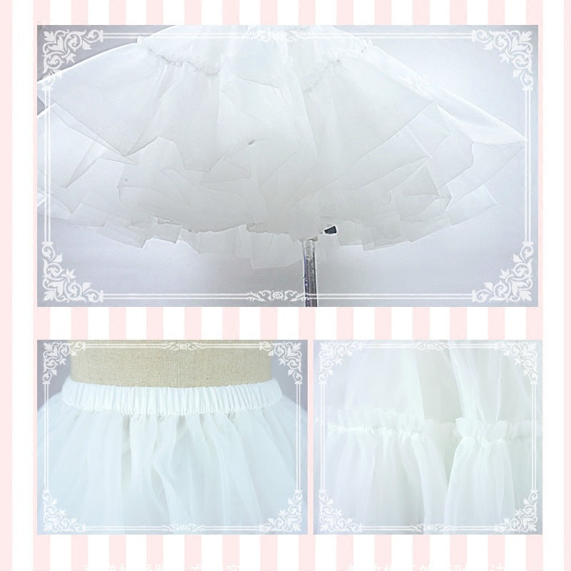 Eieyomi-43cm A-line Underskirt Daily Wear Petticoat   