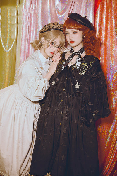 Boguta~Stargazer~French Lolita Winter Velvet OP Dress   